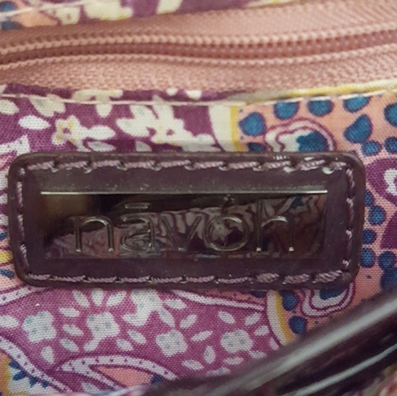 Navoh - Purple Patent Studded‎ Chain Strap Handbag - Picture 6 of 6